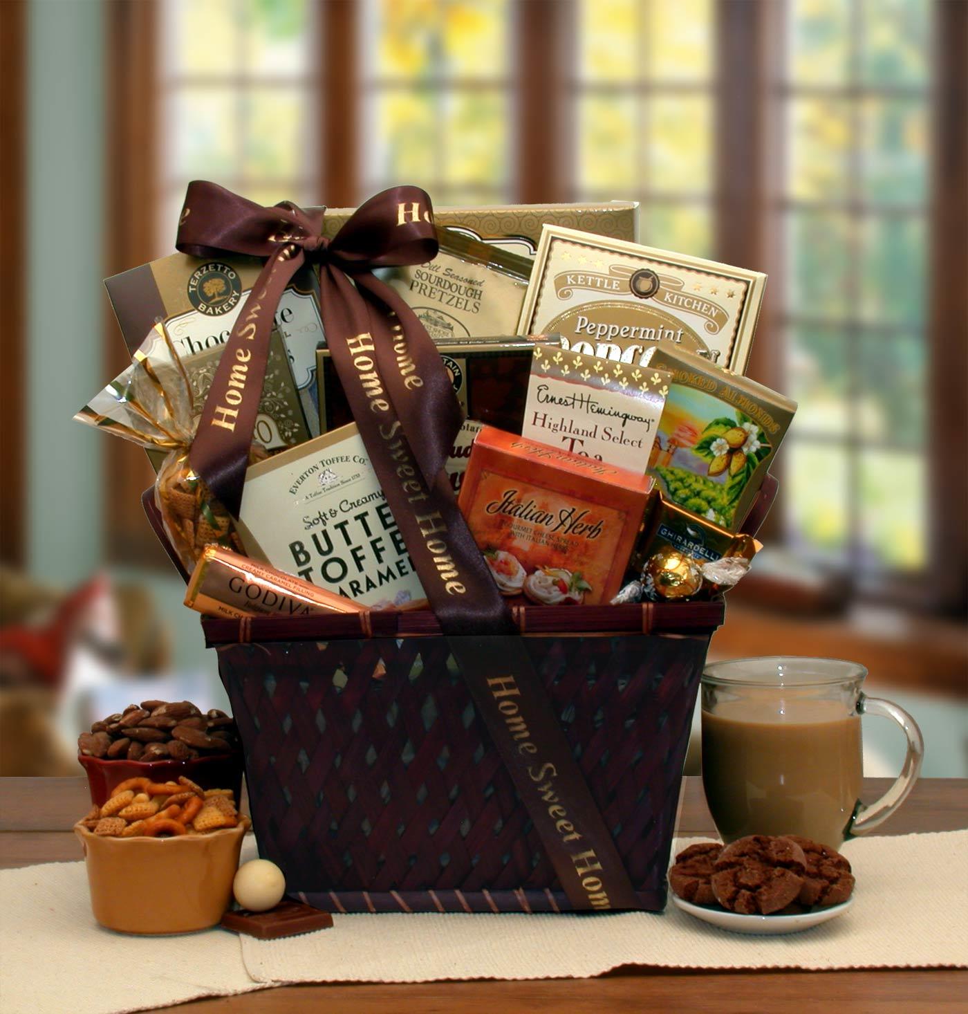 home is where the heart is housewarming gift basket