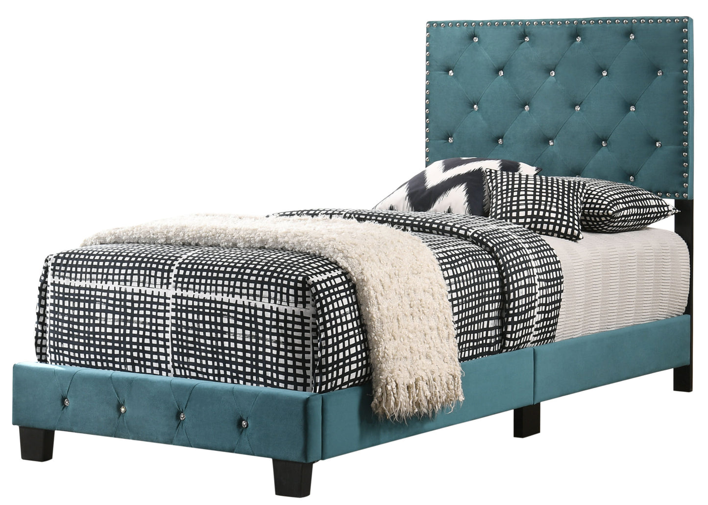 suffolk twin bed , green