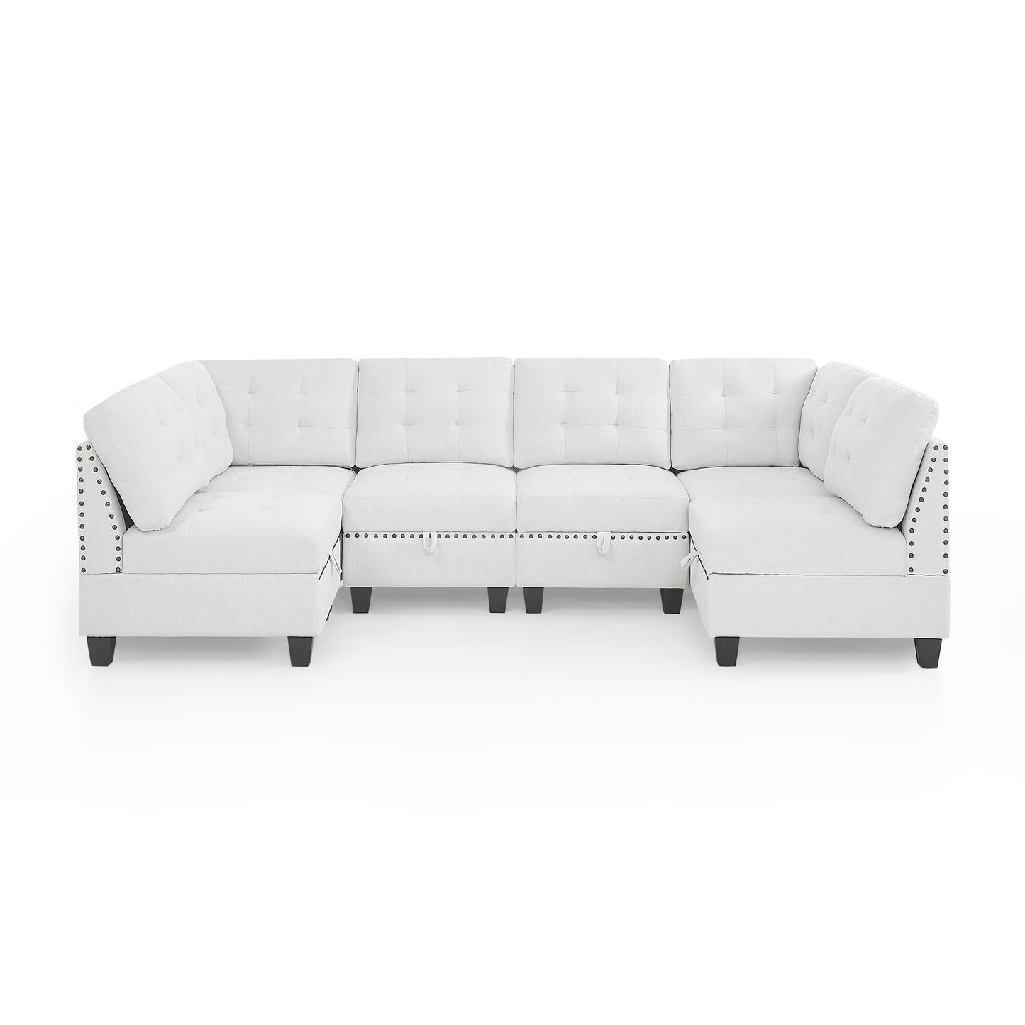 shelby u shape modular sectional sofa