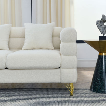 L-Shaped Sectional Couch, 5-Seater Corner Sofa