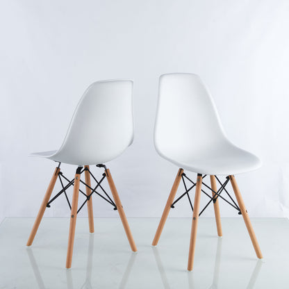 Mdf Dining Table Set, White