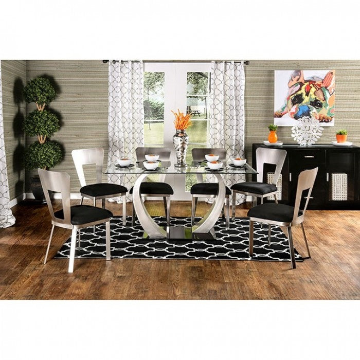 gracious curved dining table