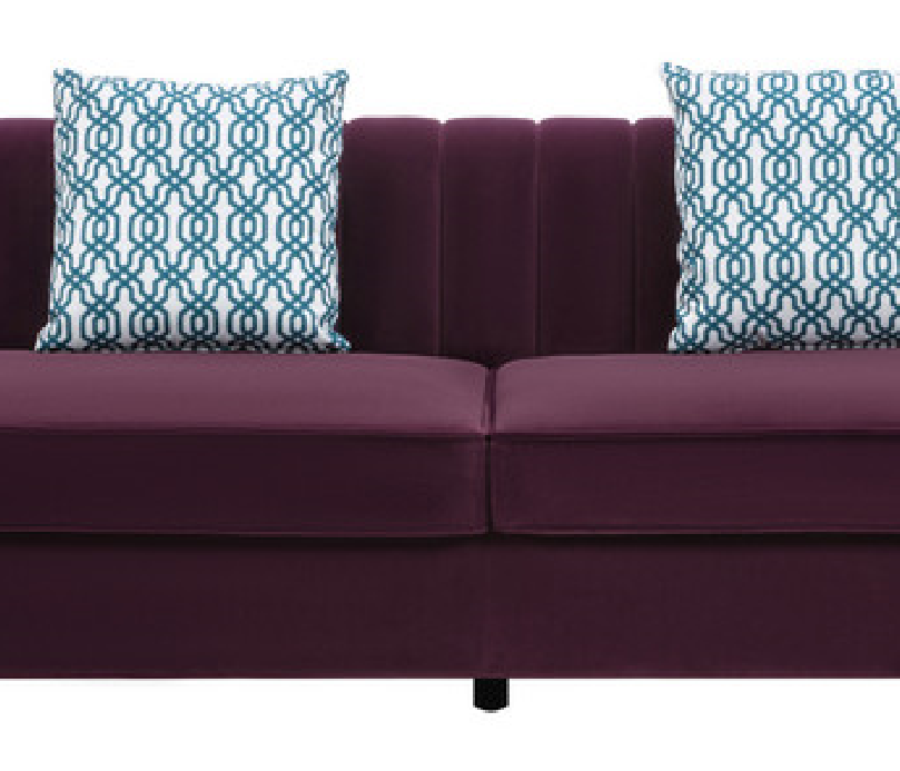 maddie velvet 5-seater double chaise sectional sofa