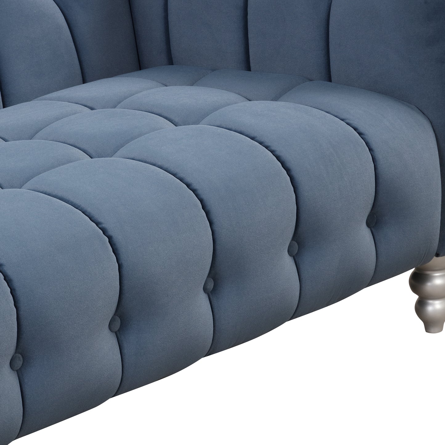 zuli 3-piece sofa set, blue