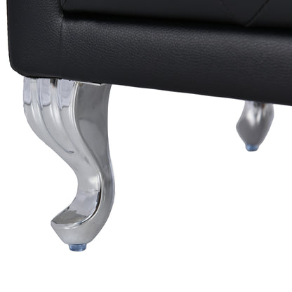 3-Pieces Upholstered Bedroom Sets with LED Lights ,Hydraulic Storage System, and USB Charging Station