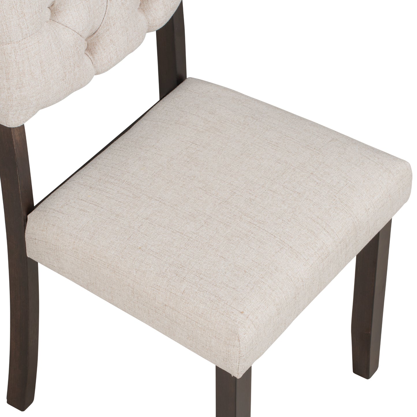 upholstered 6-piece dining table set