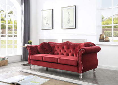 Hollywood Sofa, Burgundy