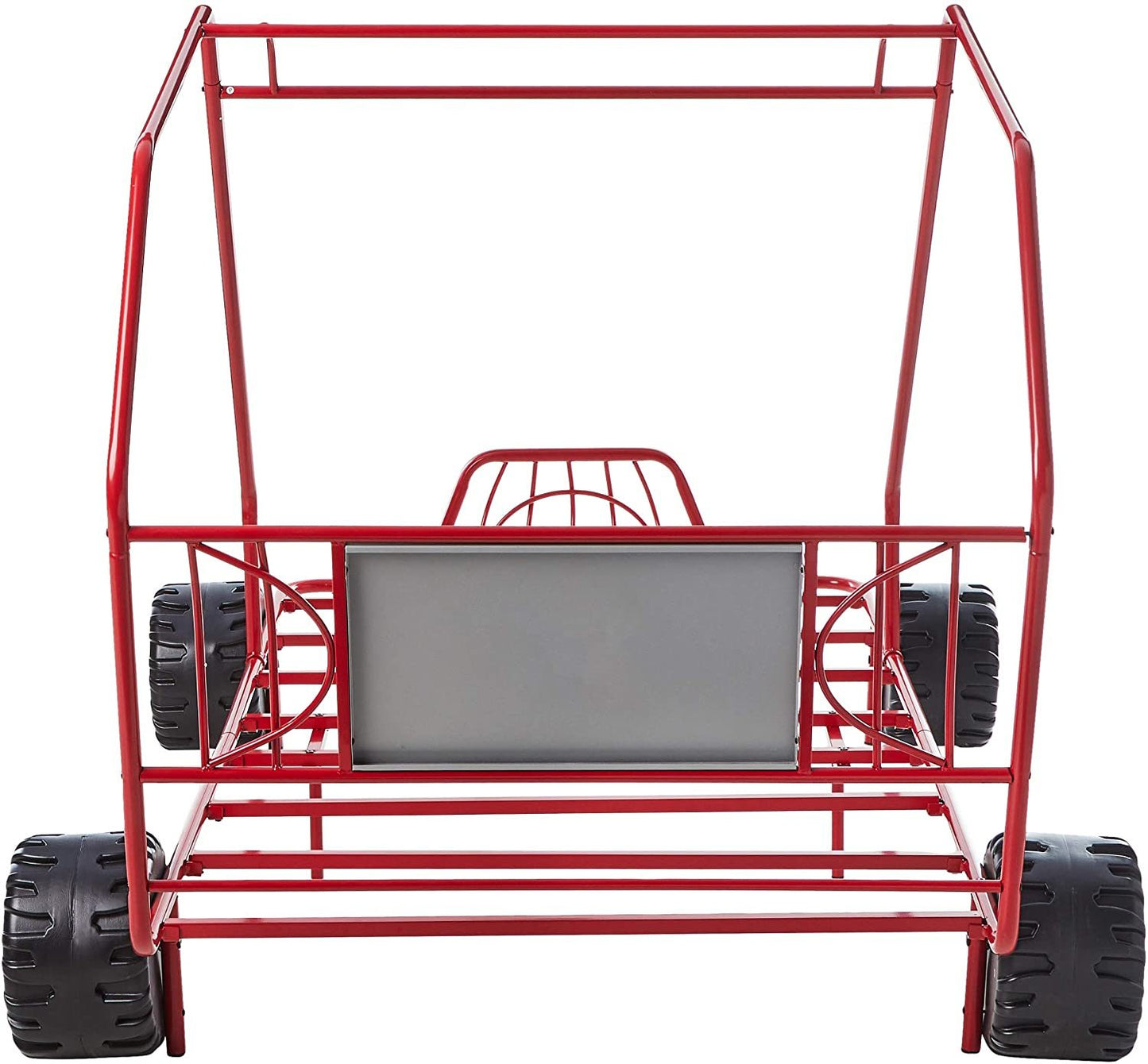 acme xander twin bed in red go kart