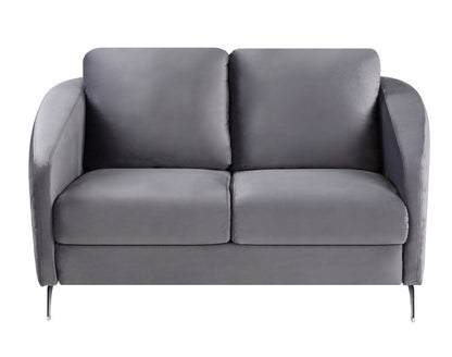 Sofia Velvet Sofa Set, Grey