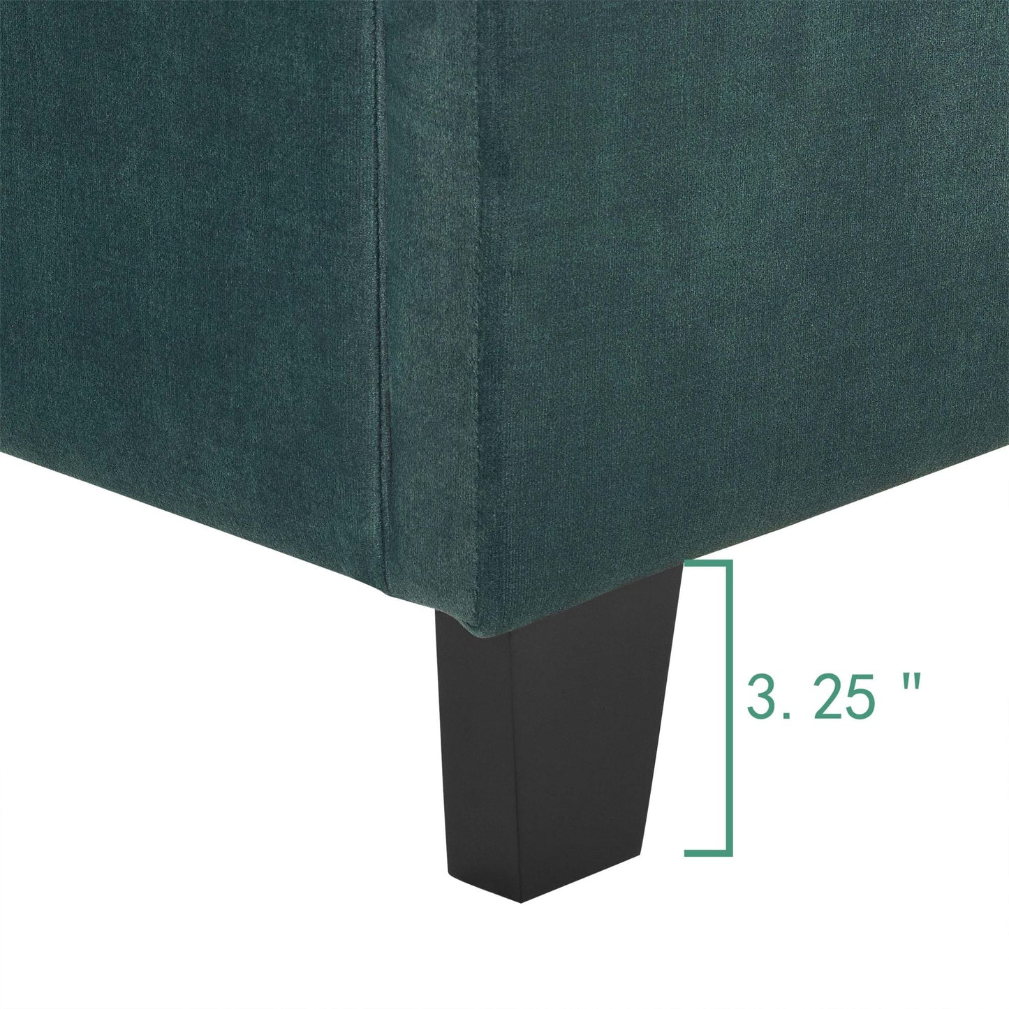 bridgevine home queen size green velvet tufted upholstered platform bed