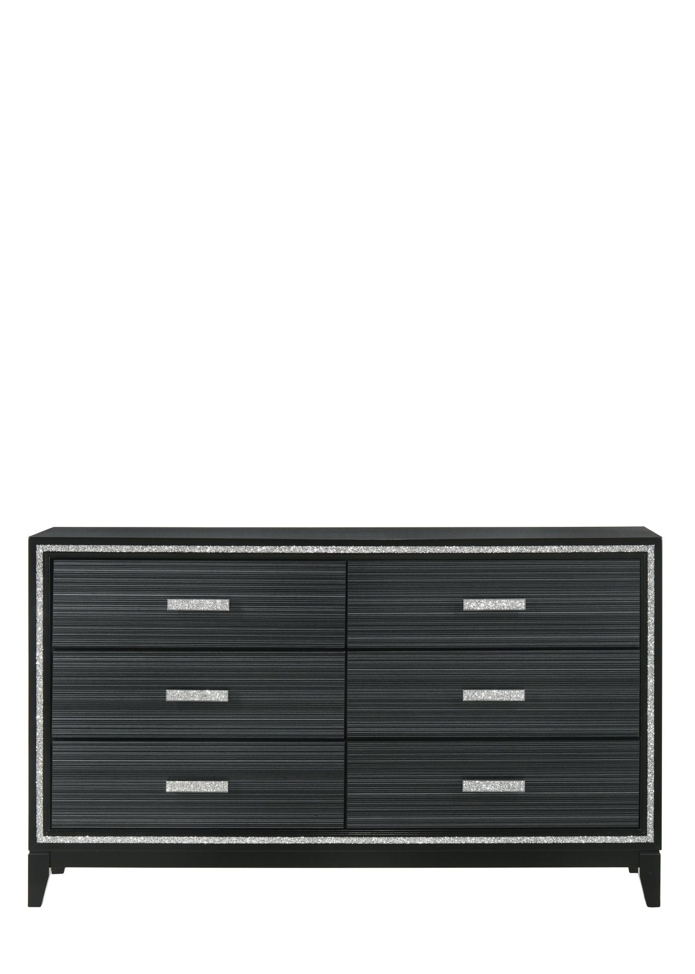 haiden dresser; weathered black finish