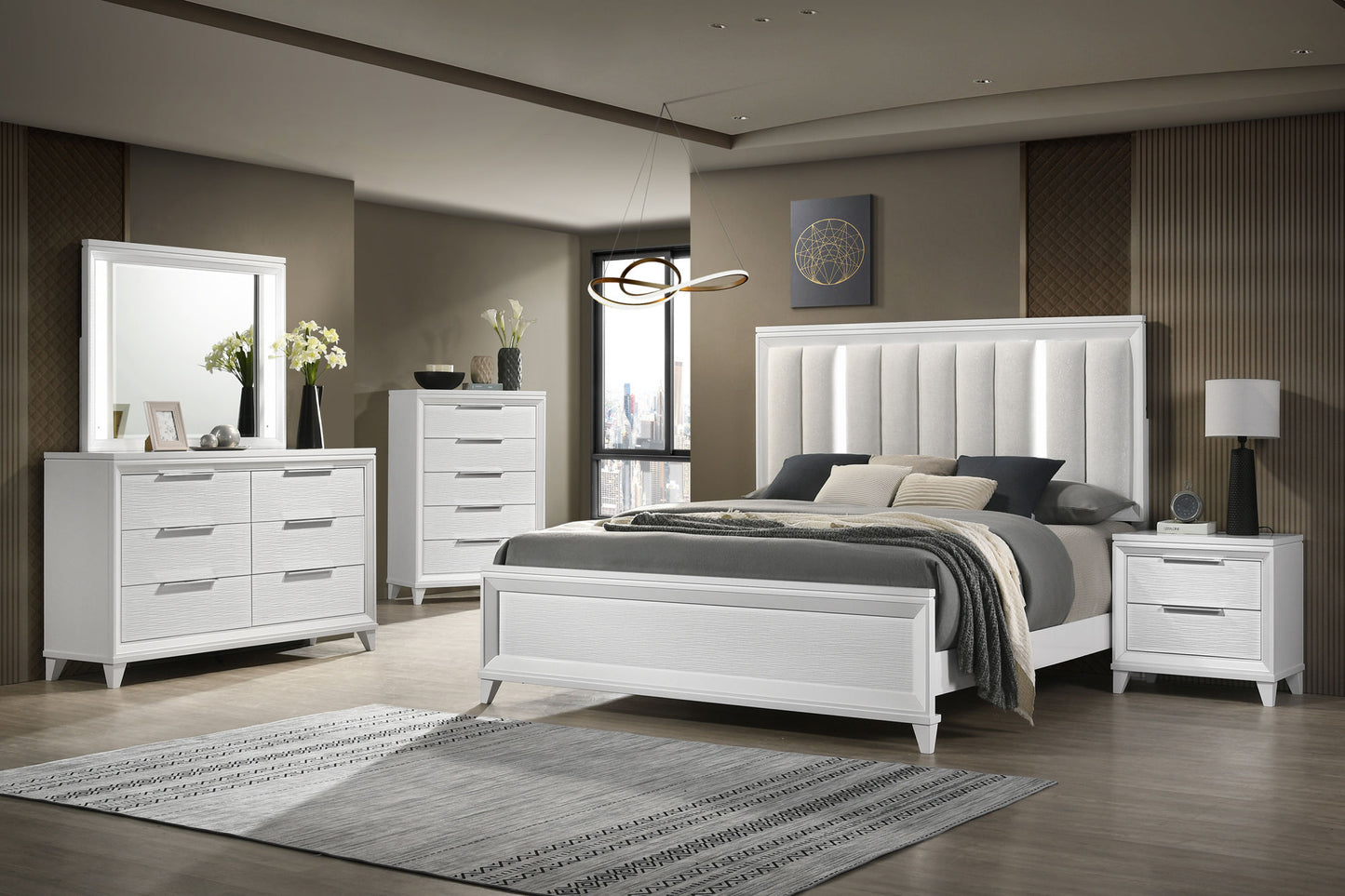 cressida - dresser - white