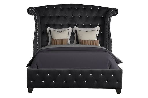 sophia crystal tufted bed