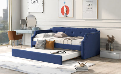 Emily Upholstered Daybed with Trundle