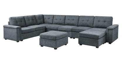 Isla 9-Seater Sectional Sofa with Ottomans