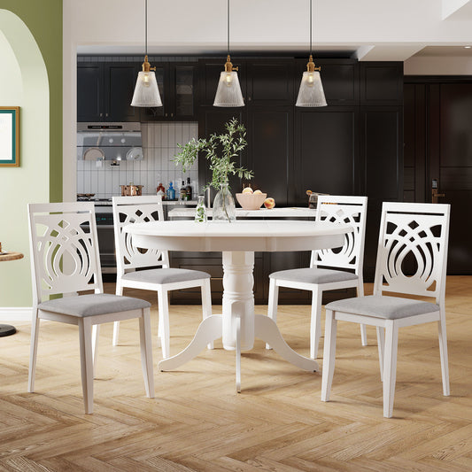 Mid-Century 5-Piece Dining Table Set