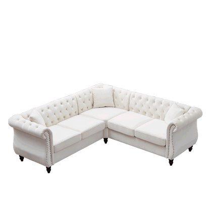 Chesterfield L-Shaped Sectional