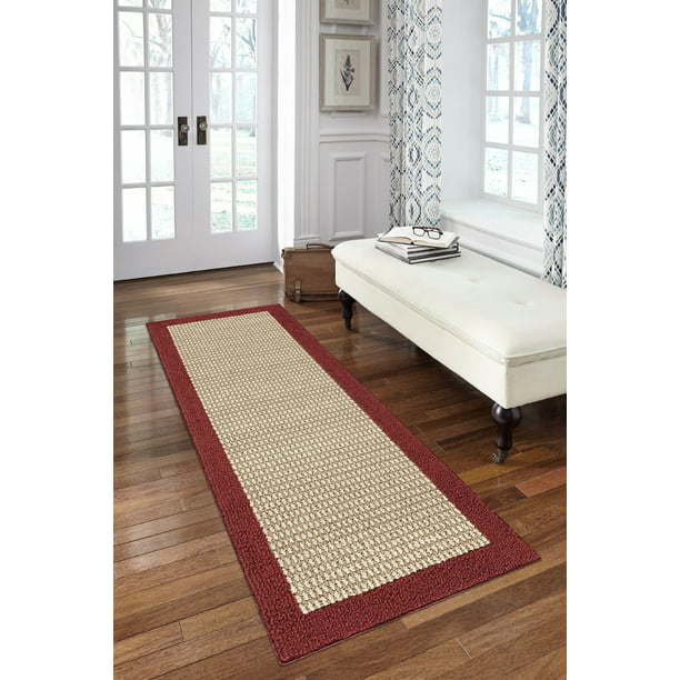 machine washable faux sisal gray indoor accent rug set, 3-piece set
