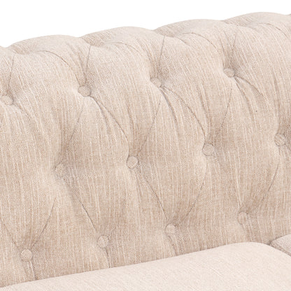 Modern Chesterfield 3-Piece Sofa Set