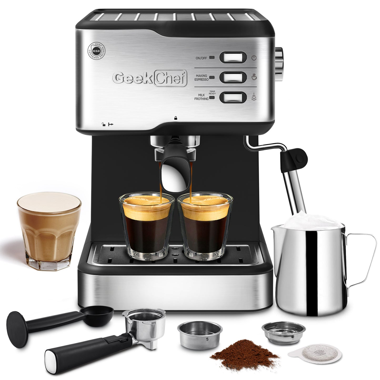 geek chef espresso machine