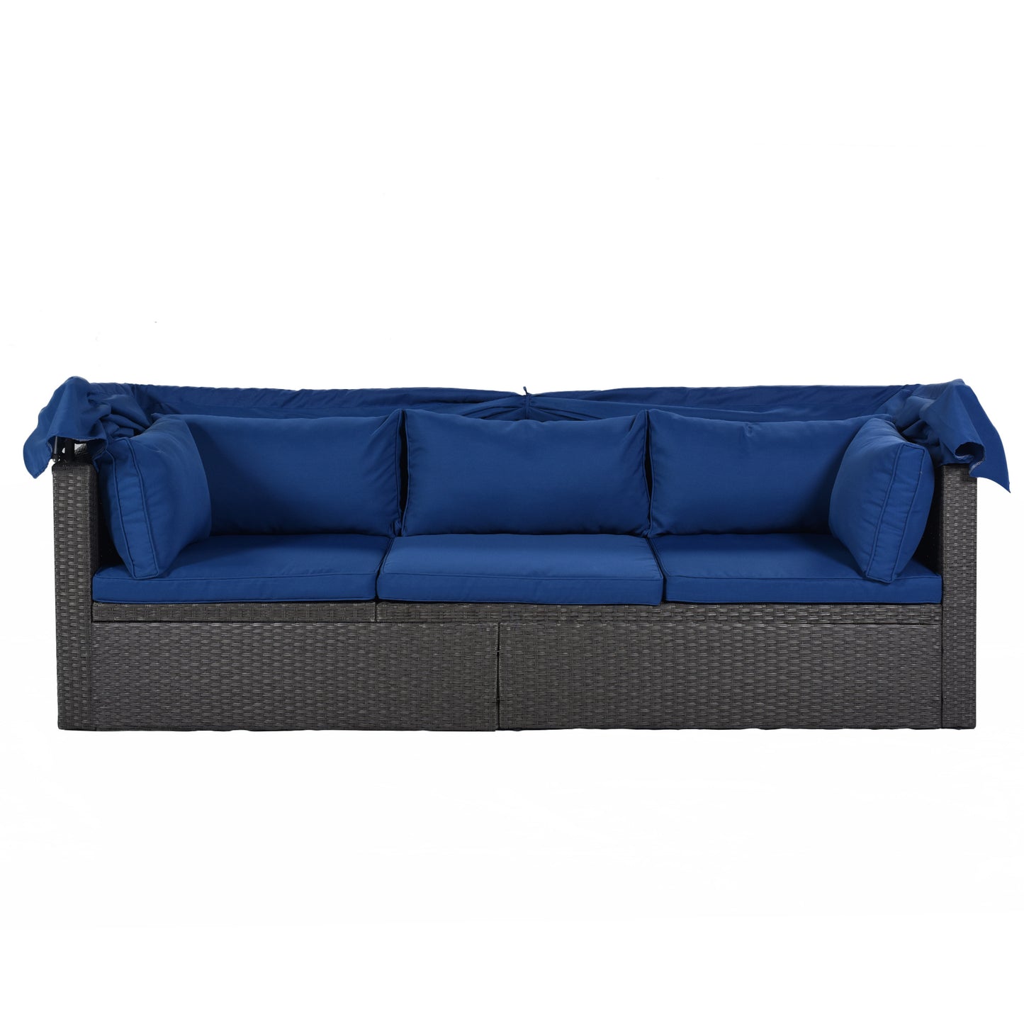 betty rectangle daybed with retractable canopy