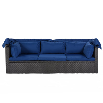 Betty Rectangle Daybed with Retractable Canopy