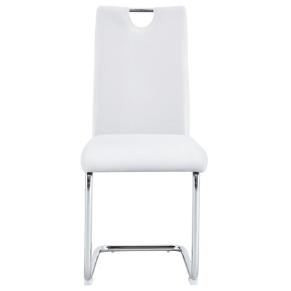 Modern Dining Chairs Set of 4, White