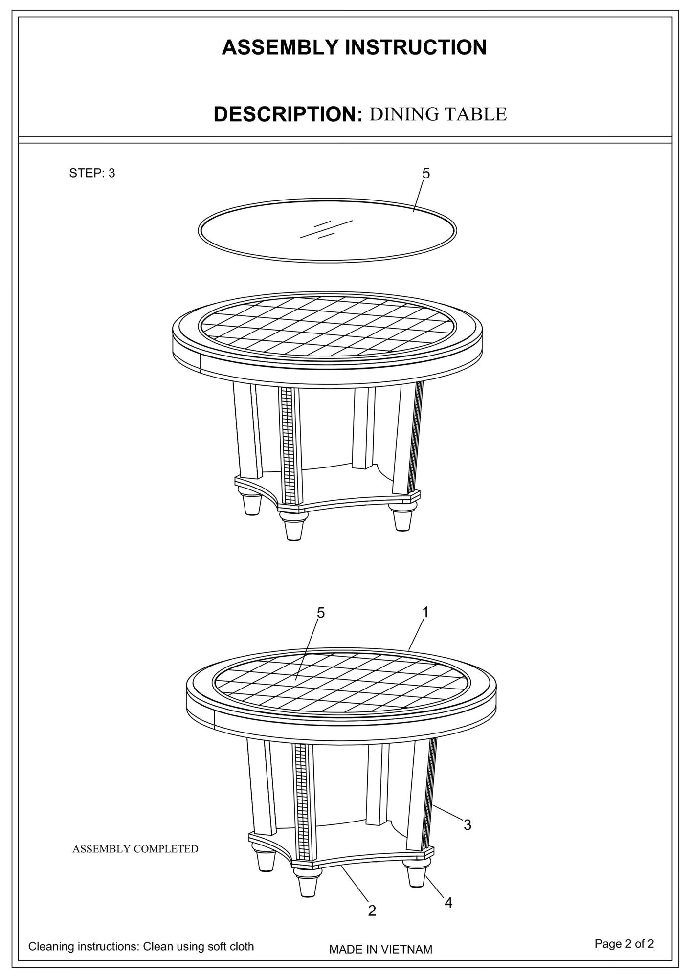 amy dining table set