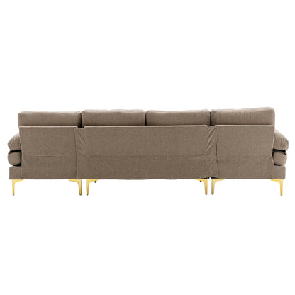 Coolmore Sectional Sofa, Camel