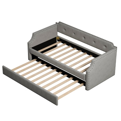 Emily Upholstered Daybed with Trundle