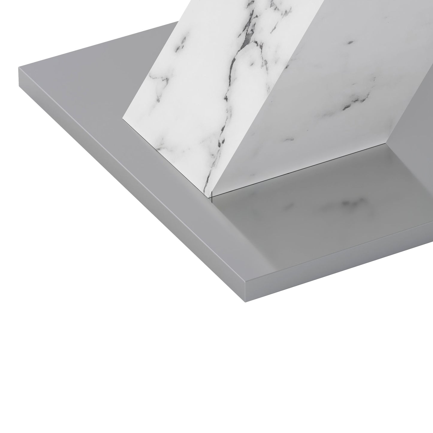 lux extendable marble square dining table