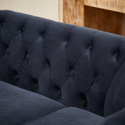 Chesterfield 5-Seater Corner Sofas with 3 Pillows