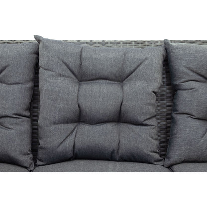 5-piece Outdoor UV-Resistant Patio Sofa Set with Storage Bench