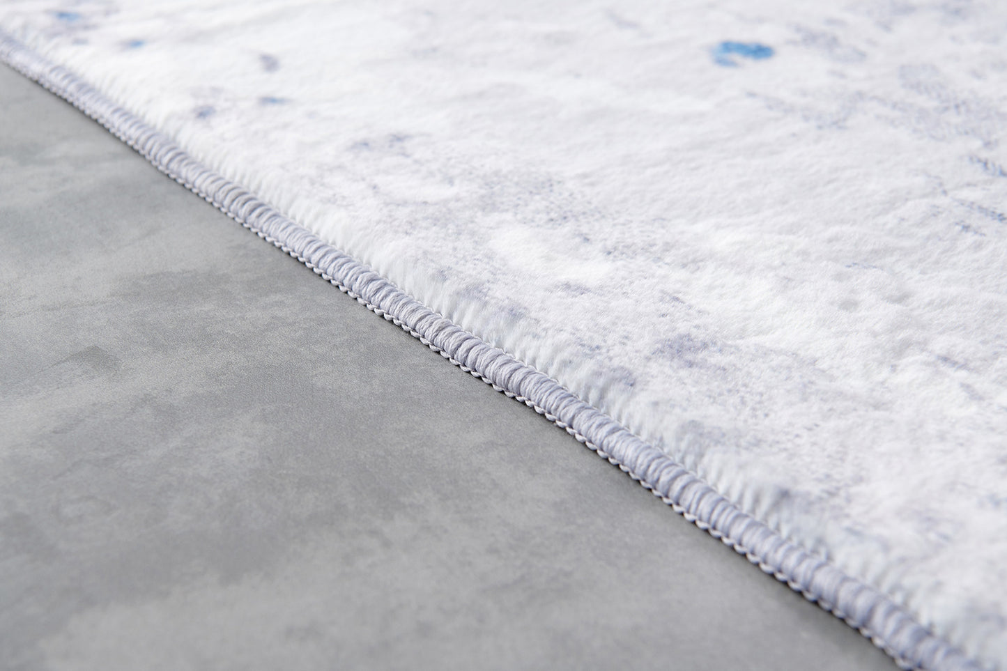 zara collection abstract design gray blue yellow machine washable super soft area rug