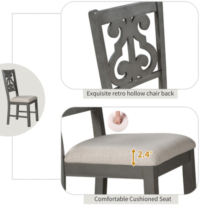 5-Piece Round Dining Table Set