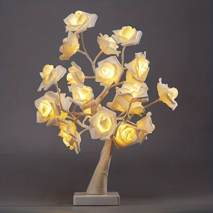 USB Plug LED  Rose Decoration Lamp