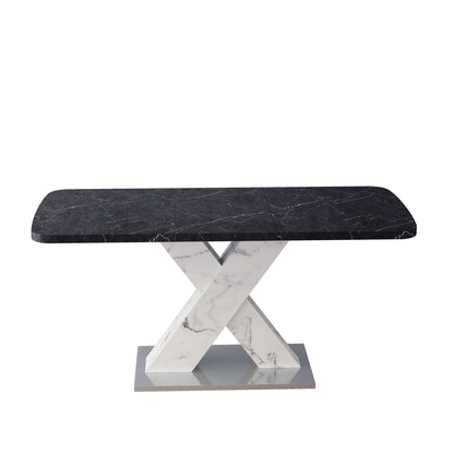 Lux Extendable Marble Square Dining Table