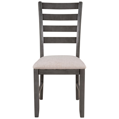 6-Pieces Solid Wood Dining Table Set