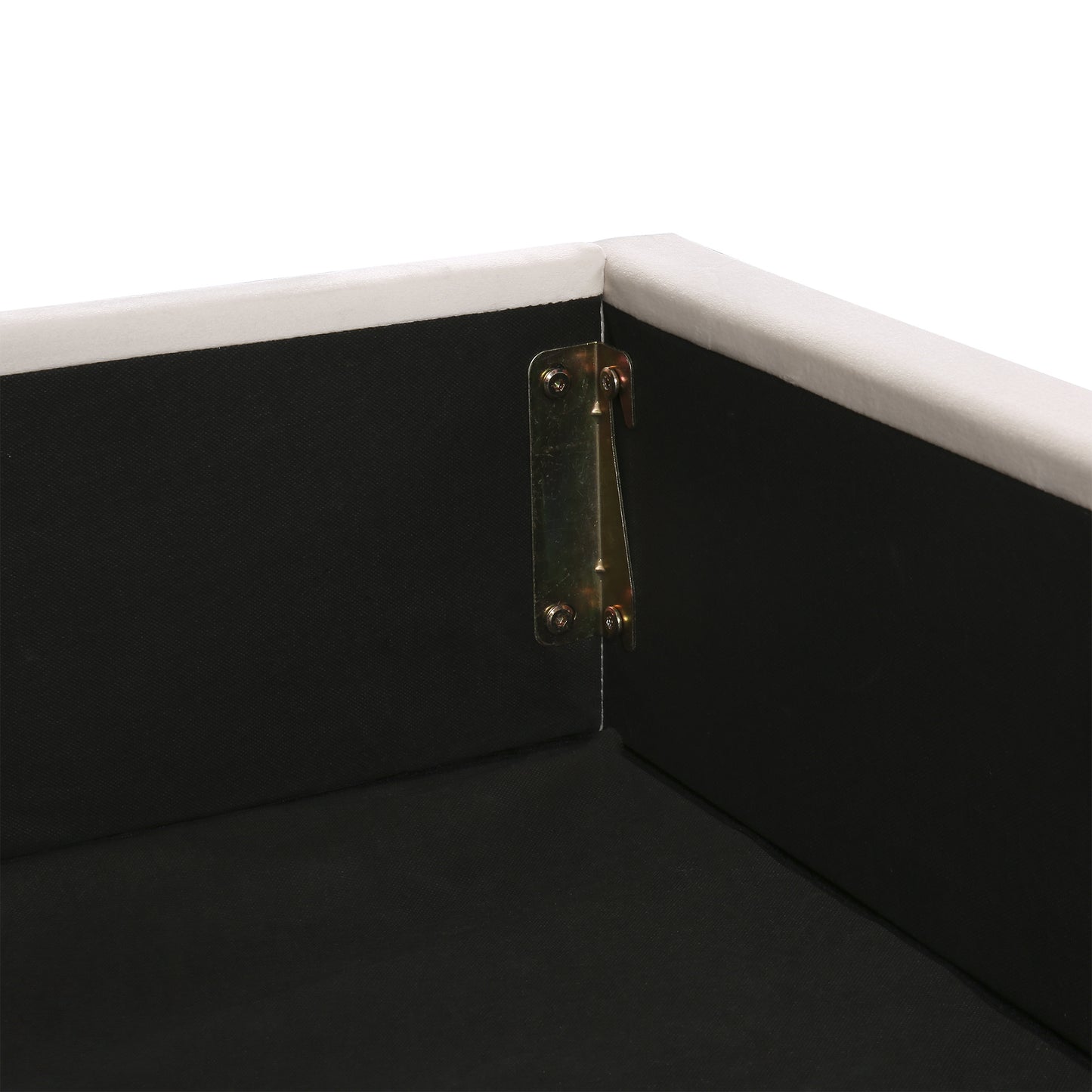 velvet upholstered hydraulic storage bed with led light, bluetooth player, and usb charging