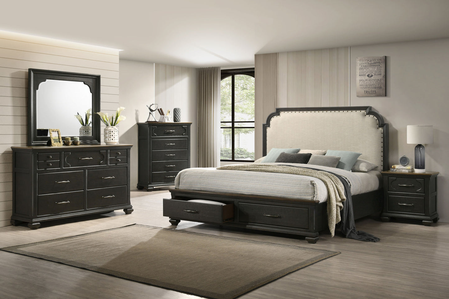 hamilton - dresser - black