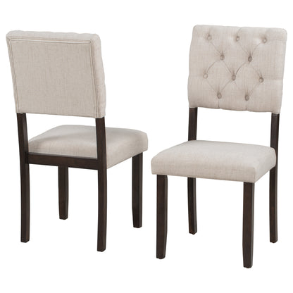 Upholstered 6-Piece Dining Table Set