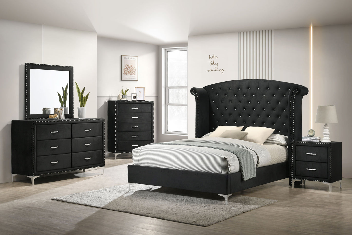 lucinda - dresser - black
