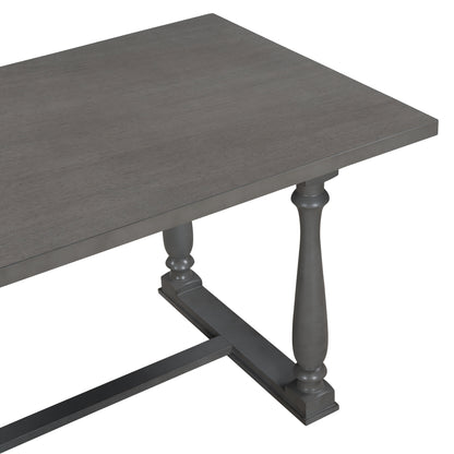 Upholstered 6-Piece Dining Table Set