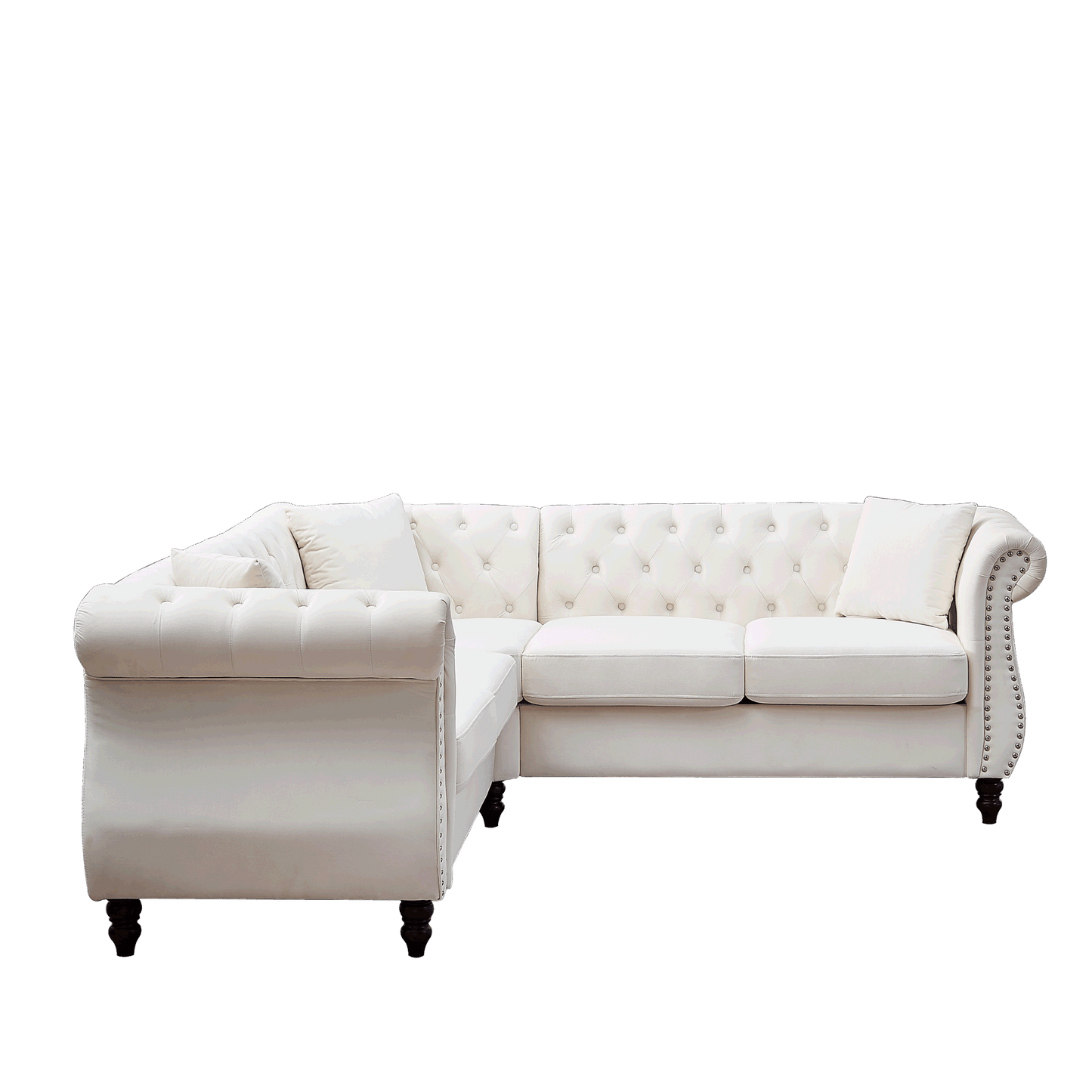 chesterfield l-shaped sectional
