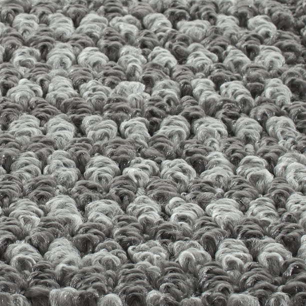 machine washable faux sisal gray indoor accent rug set, 3-piece set