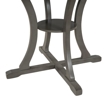 5-Piece Round Dining Table Set