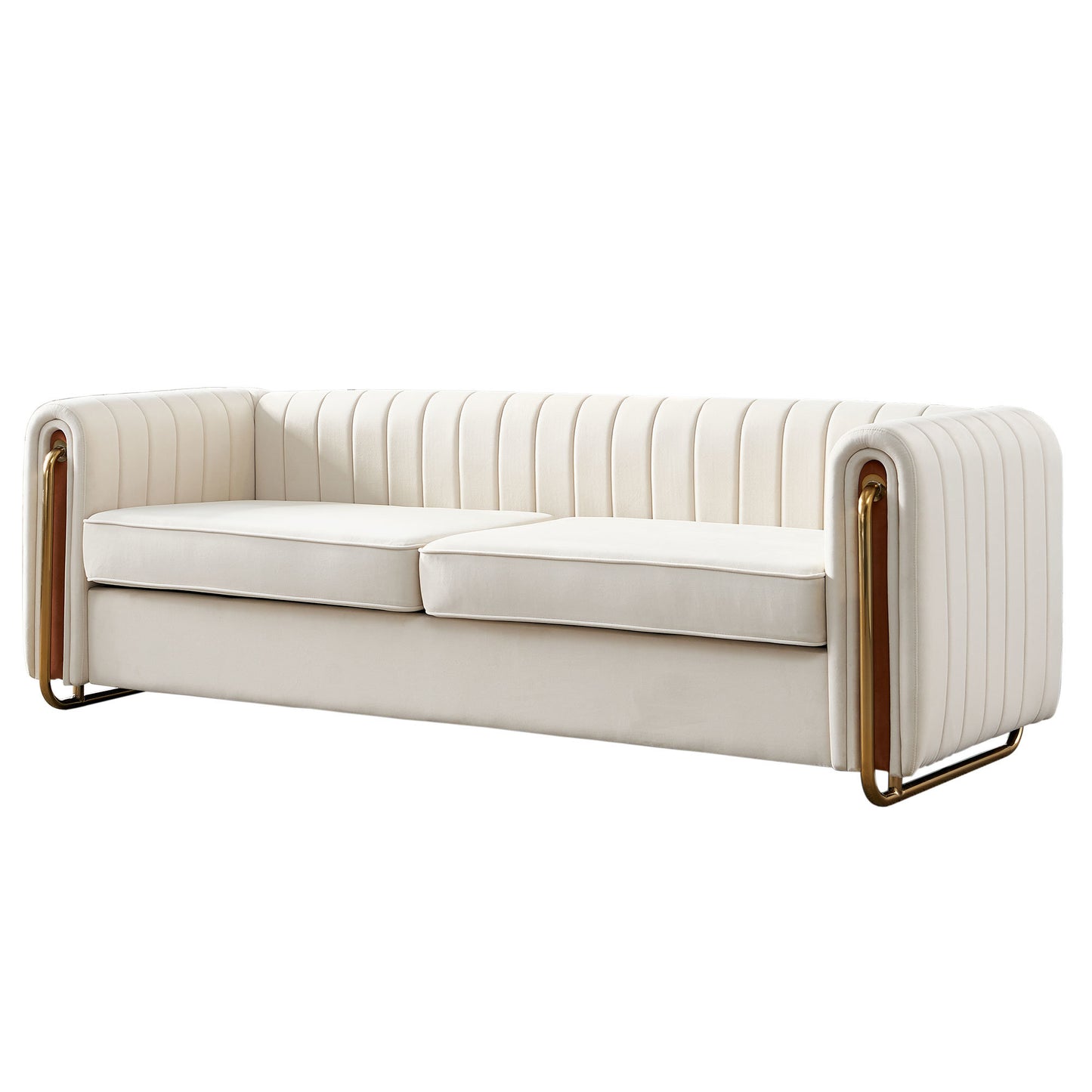 zara velvet sofa couch, beige