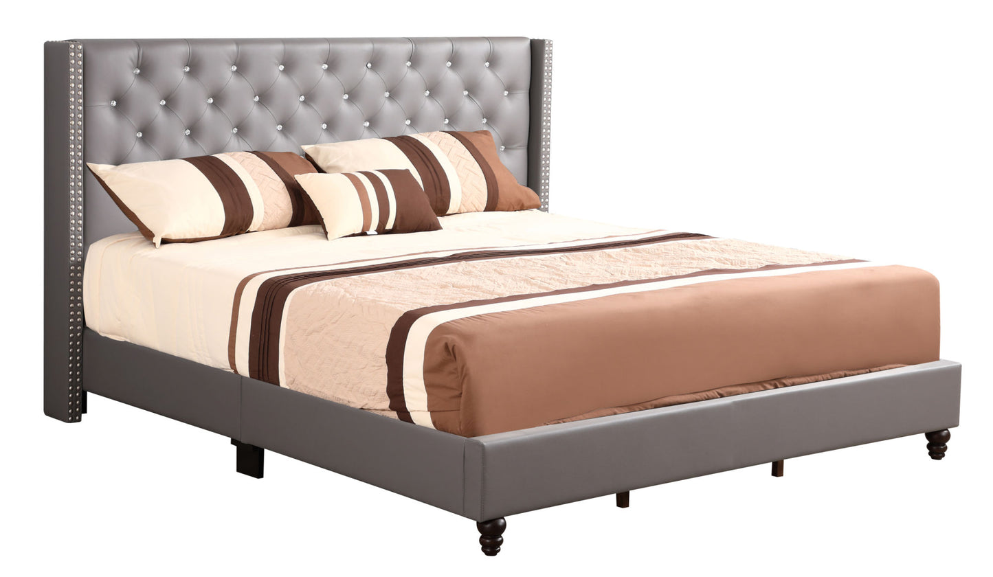 julie king upholstered bed