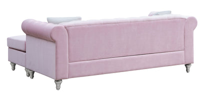 Raisa Sofa Chaise, Pink