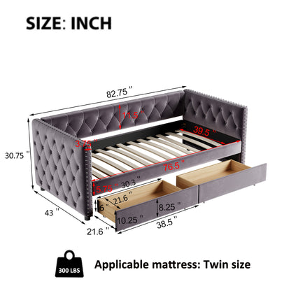 Sara Velvet Upholstered Sofa Bed